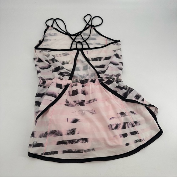 Lululemon Sweaty Or Not Runsie Dress Sunset Stripe Blush Quartz Multi 10 - Picture 5 of 6